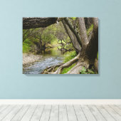 Bij de kreek canvas afdruk (Insitu (Houten vloer))