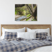 Bij de kreek canvas afdruk (Insitu (Slaapkamer))