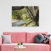 Bij de kreek canvas afdruk (Insitu (Woonkamer))