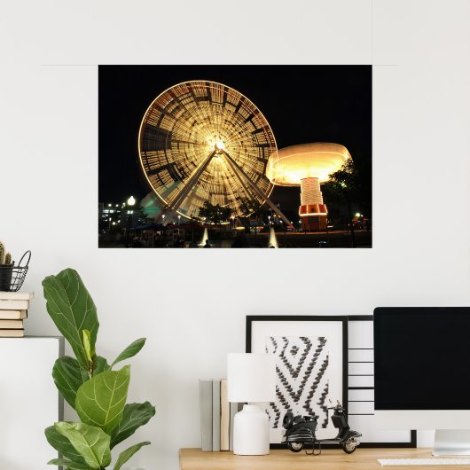 bij de lichtsnelheid poster (Thuiskantoor)