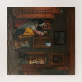 Bij de Linnenkast Nederlandse Schilderkunst Legpuzzel (Horizontaal)