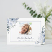 Bij de Loving Memory Memorial Service Bedankkaart (Staand voorkant)