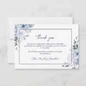 Bij de Loving Memory Memorial Service Bedankkaart (Achterkant)