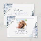 Bij de Loving Memory Memorial Service Bedankkaart (Voorkant / Achterkant)