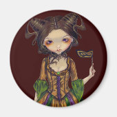 "Bij de Masquerade Ball" Magneet (Voorkant)