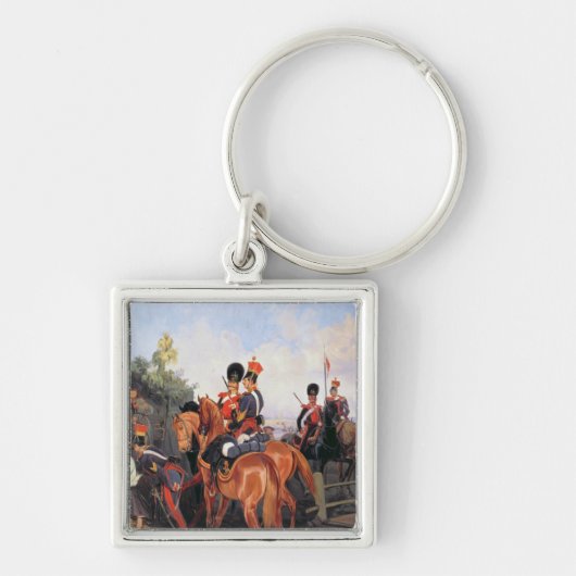 Bij de Mile Stone, 1859 Sleutelhanger (Voorkant)