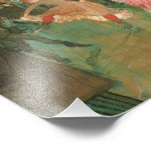 Bij de Moulin-rouge door Toulouse-Lautrec - Poster (Hoek)