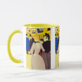 Bij de Nightclub door Toulouse Lautrec,  kunst Mok (Links)