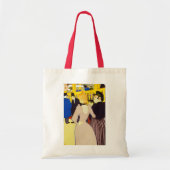 Bij de Nightclub door Toulouse Lautrec,  kunst Tote Bag (Voorkant)