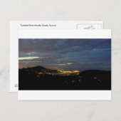 Bij de Nightfall/Tamshui River Mouth, Taipei Taiwa Briefkaart (Voorkant / Achterkant)