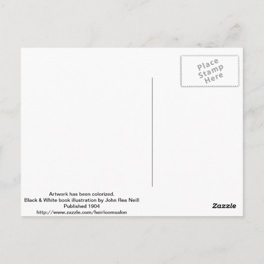 Bij de Piano Briefkaart (Achterkant)