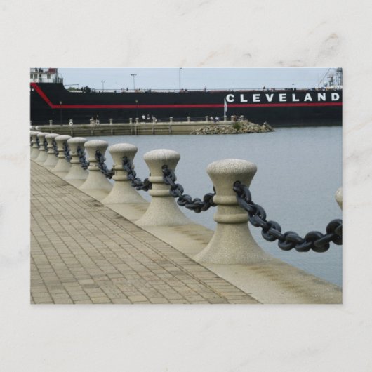 Bij de Pier in Cleveland Ohio Briefkaart (Voorkant)