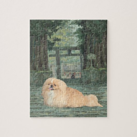 Bij de poort legpuzzel (Verticaal)