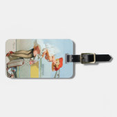 Bij de poort omhoog bagagelabel (Voorkant horizontaal)