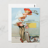 Bij de poort omhoog briefkaart (Voorkant / Achterkant)