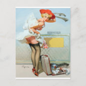 Bij de poort omhoog briefkaart (Voorkant)