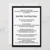 Bij de rabbijn - Carl Schleicher Bar Mitswa Kaart (Voorkant)