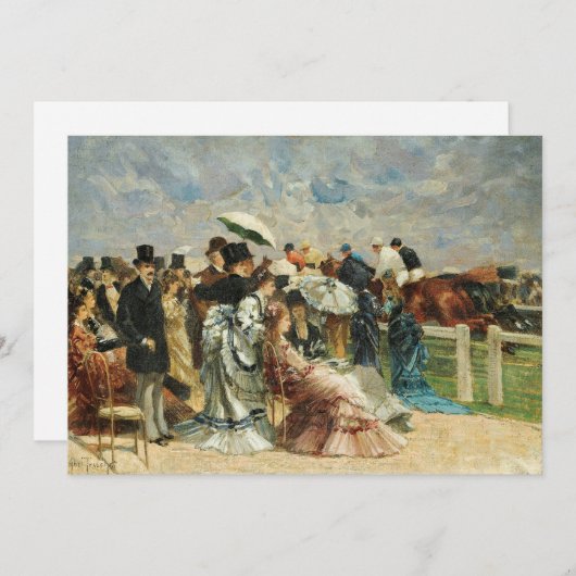 Bij de races | Louis Abel-Truchet (Voorkant / Achterkant)