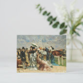 Bij de races | Louis Abel-Truchet Briefkaart (Staand voorkant)