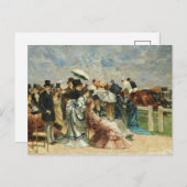 Bij de races | Louis Abel-Truchet Briefkaart (Voorkant / Achterkant)