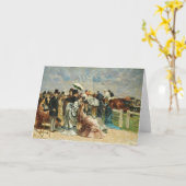 Bij de races | Louis Abel-Truchet Kaart (Gele Bloem)