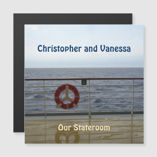 Bij de Railing Stateroom Deurmarker (Voorkant / Achterkant)
