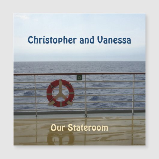 Bij de Railing Stateroom Deurmarker (Voorkant)