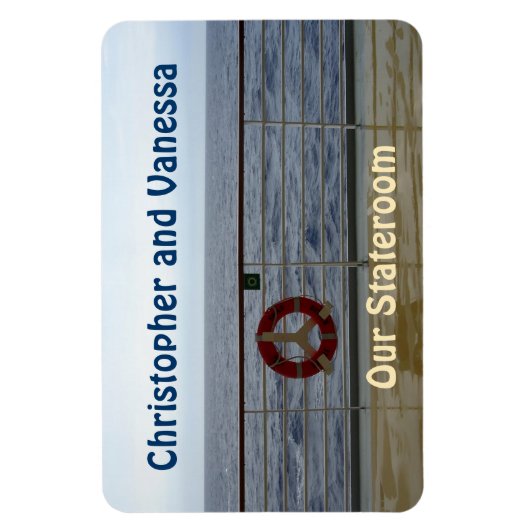 Bij de Railing Stateroom Deurmarker Magneet (Verticaal)
