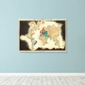 Bij de restauratie van de Stuarts 1660 AD Canvas Afdruk (Insitu (Houten vloer))