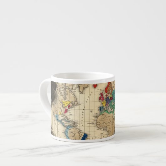 Bij de restauratie van de Stuarts 1660 AD Espresso Kop (Links)