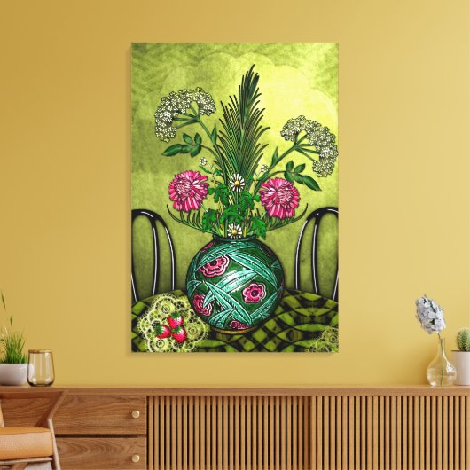 Bij de roycroft-afdekking canvas afdruk (Insitu (Woonkamer))