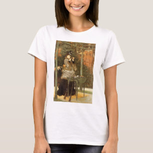 Bij de schietbaan door James Tissot, Vintage Kunst T-shirt