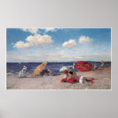 Bij de Seaside, 1892 Poster (Voorkant)