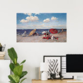 Bij de Seaside, 1892 Poster (Thuiskantoor)