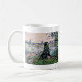 Bij de Seine - Flat Coated Retriever Koffiemok (Links)