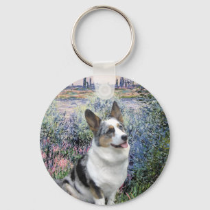 Bij de Seine - Merle Welsh Corgi Sleutelhanger
