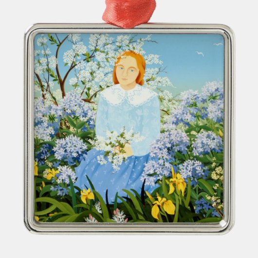 Bij de Shore of Dreams Metalen Ornament (Voorkant)