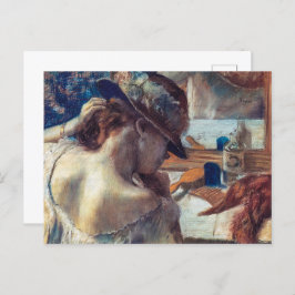 Bij de spiegel | Edgar Degas | Briefkaart