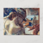 Bij de spiegel | Edgar Degas | Briefkaart (Voorkant)
