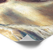 Bij de spiegel | Edgar Degas | Poster (Hoek)