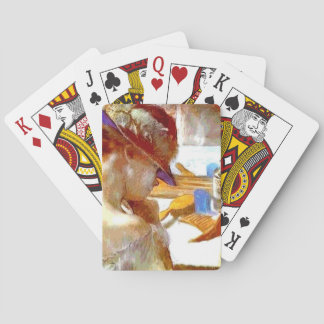 "Bij de spiegel" van Edgar Degas die kaarten afspe