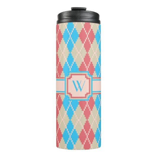 Bij de strand Argyle Thermal Tumbler Thermosbeker (Voorkant)