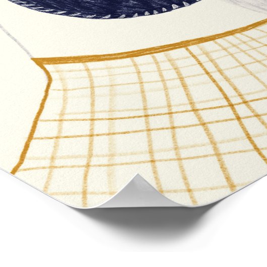 Bij de tandarts poster (Hoek)