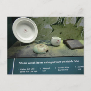 Bij de Titanic aangekochte objecten Briefkaart
