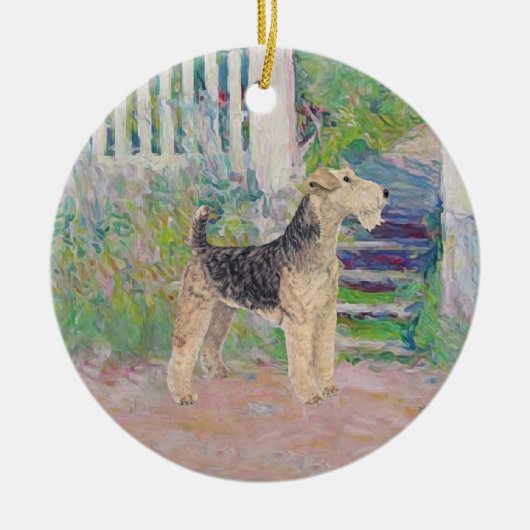 Bij de Treden Keramisch Ornament (Voorkant)