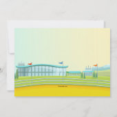 Bij de uitnodiging van de racepartij Racetrack Hor (Achterkant)