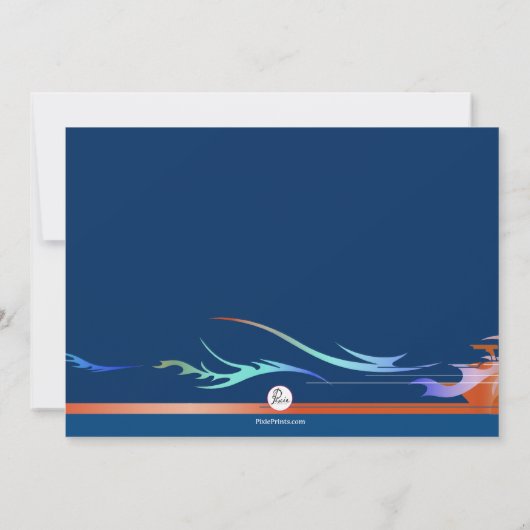 Bij de uitnodiging voor het sporen van het ras (Achterkant)