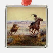 “Bij de vijver” door Charles M Russell