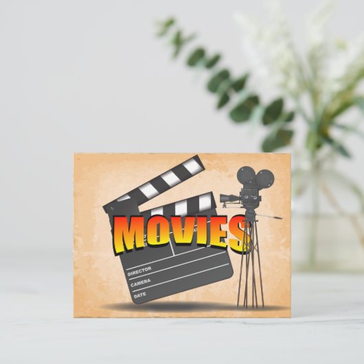 Bij de Vintage Films Briefkaart (Staand voorkant)