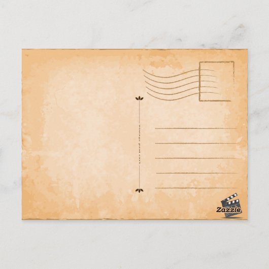 Bij de Vintage Films Briefkaart (Achterkant)